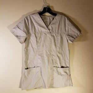 Jasco tan scrub top